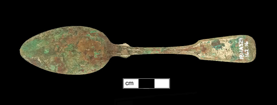 Image of copper alloy spoon, Fiddle.