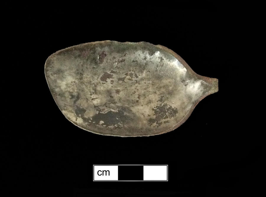 Image of copper alloy spoon.