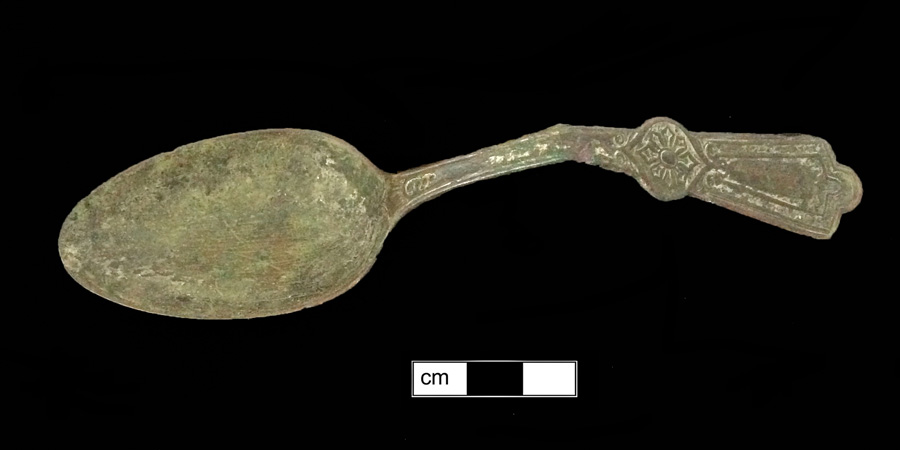Image of copper alloy spoon.