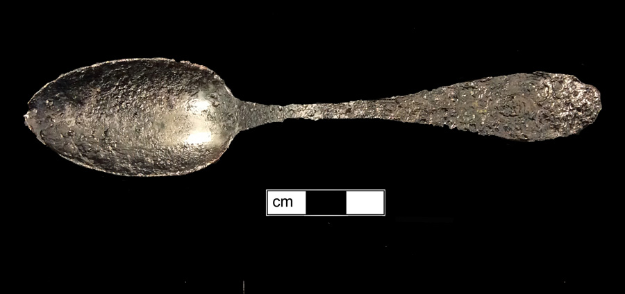 Image of iron spoon, Hanoverian.
