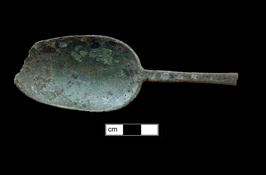 Image of copper alloy spoon.