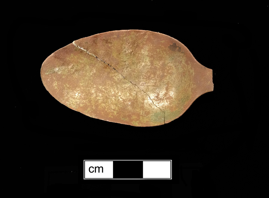 Image of copper alloy spoon.
