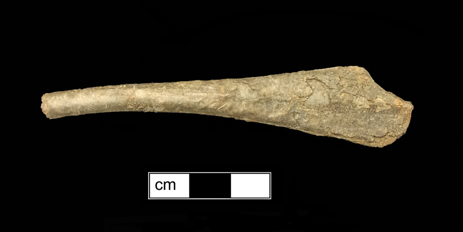 Image of pewter spoon, Hanoverian.