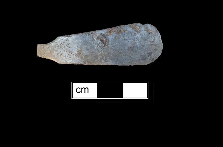 Image of copper alloy spoon, Fiddle.