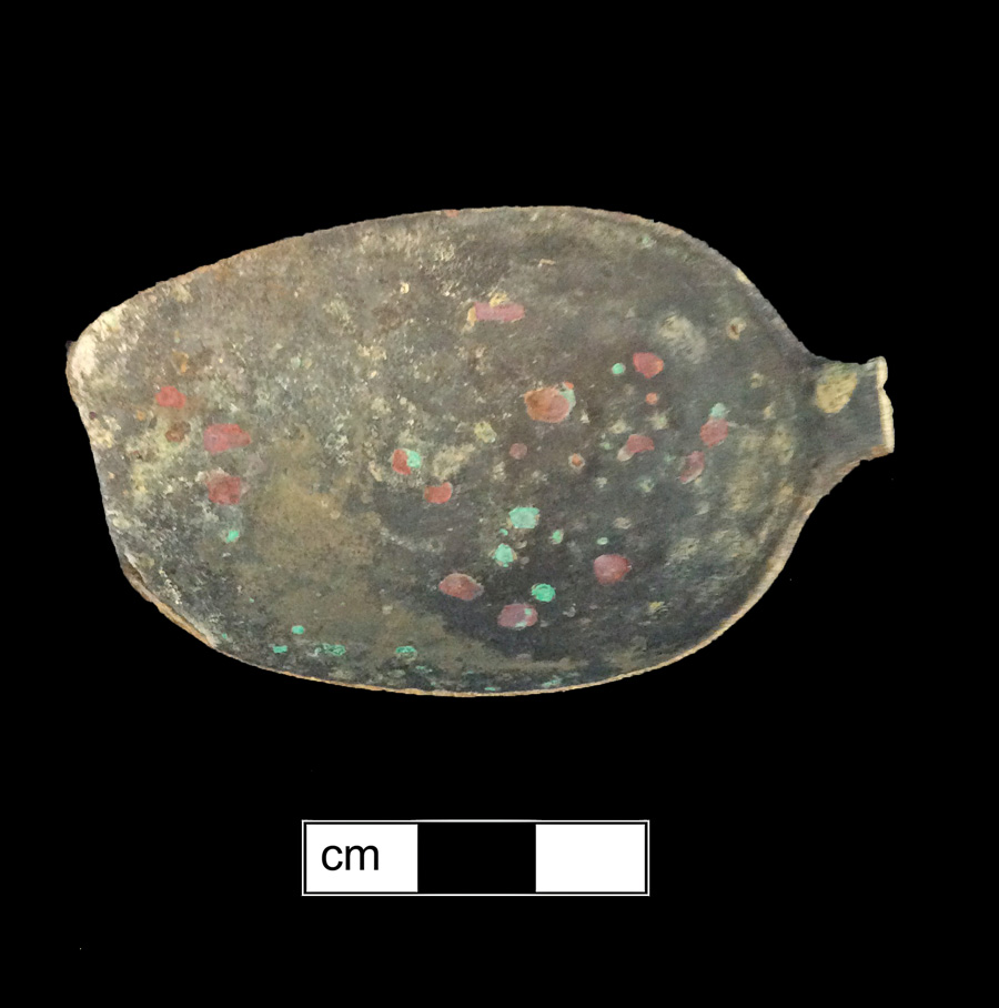 Image of copper alloy spoon.