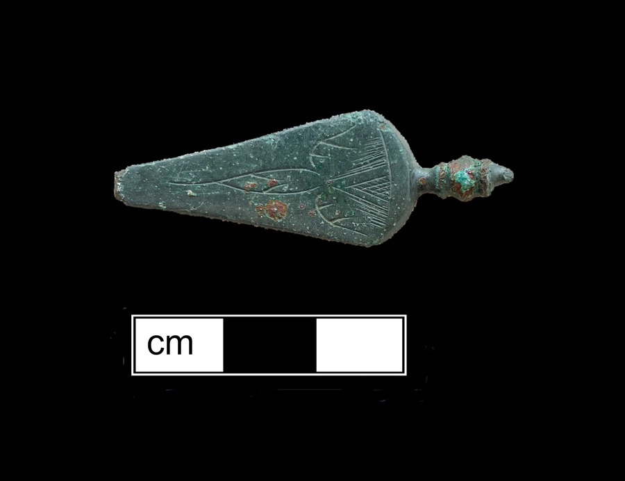 Image of copper alloy spoon, Mote spoon.