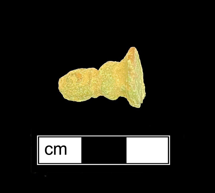 Image of copper alloy spoon, Seal Top.