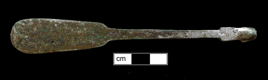 Image of copper alloy spoon, Fiddle.