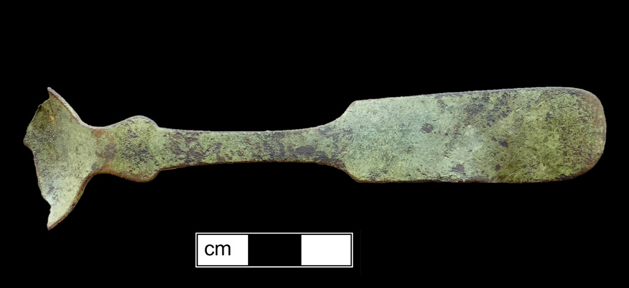 Image of copper alloy spoon, Fiddle.
