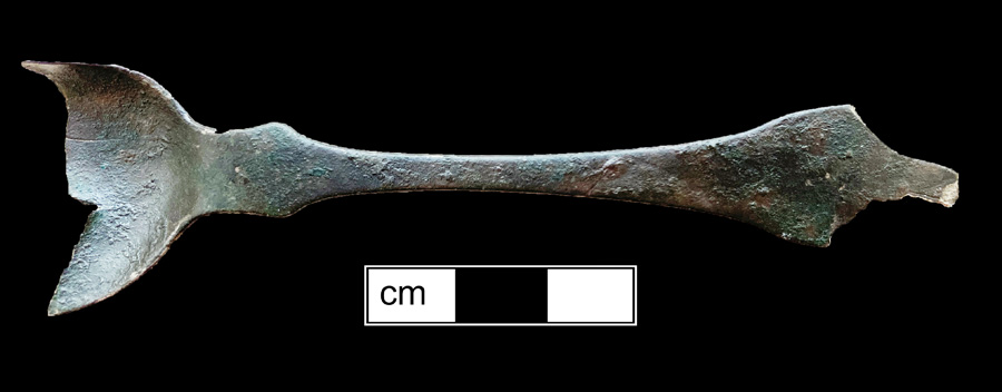 Image of copper alloy spoon, Fiddle.