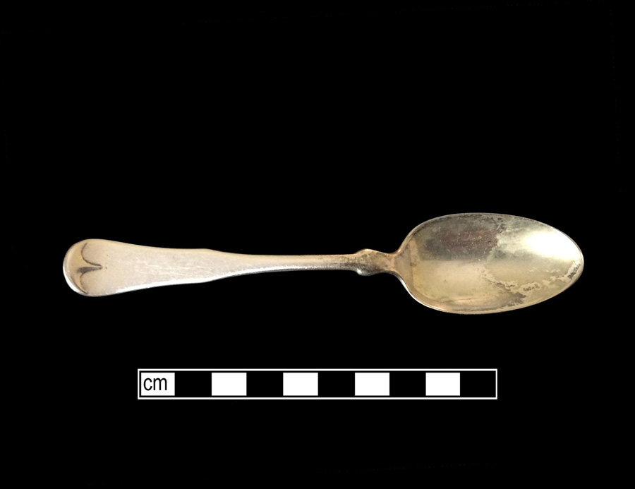 Image of base metal spoon, Fiddle.