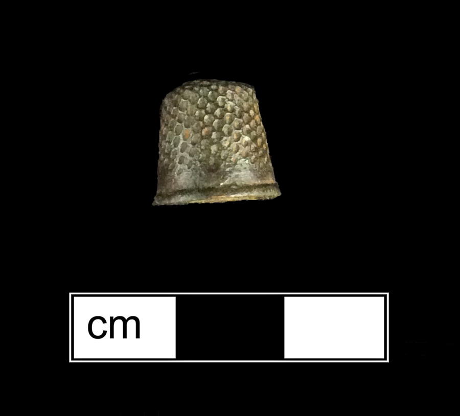 Image of copper alloy thimble.
