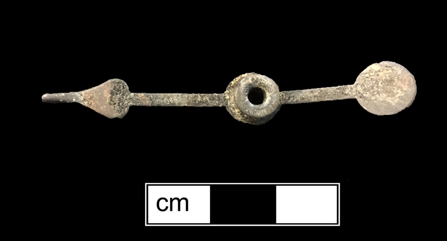 Image of copper alloy game piece.