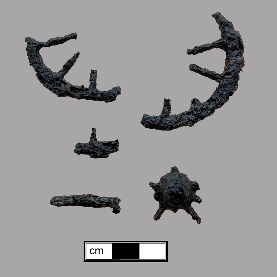 Image of iron toy vehicle.