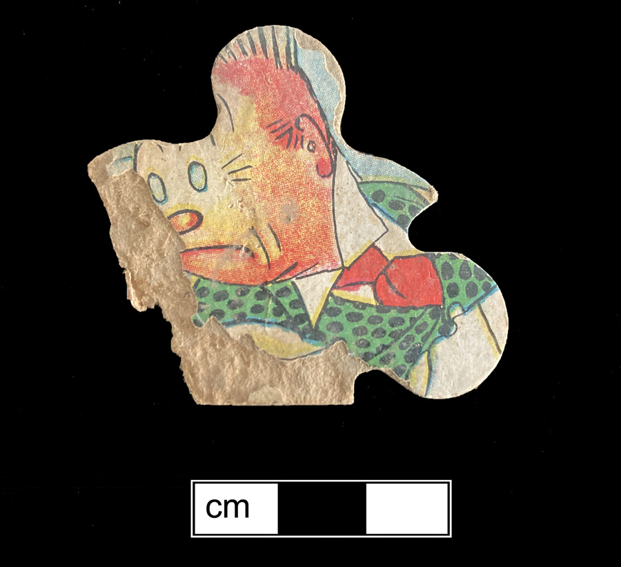 Image of paper game piece.