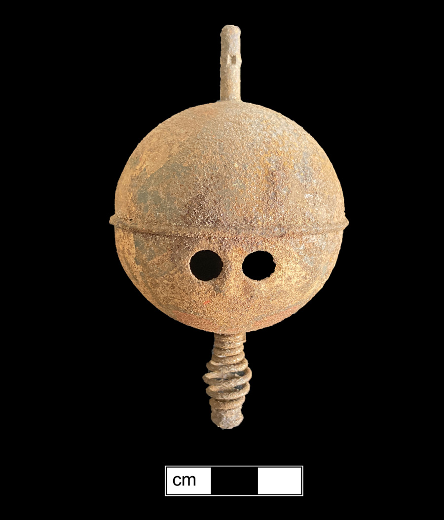 Image of iron game piece.