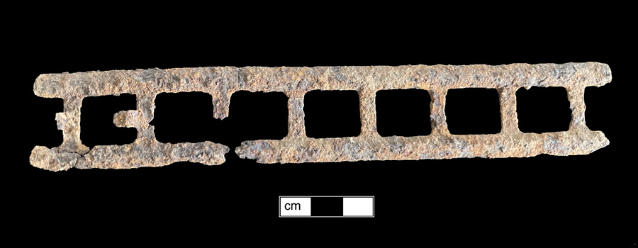 Image of iron toy vehicle.