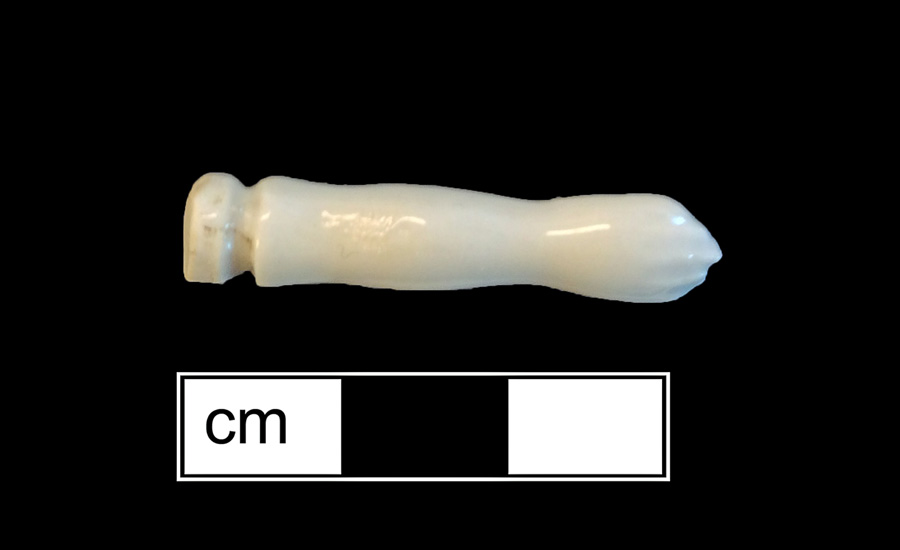 Image of European hard-paste porcelain toy doll.