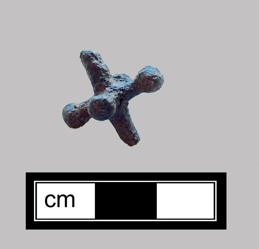 Image of iron game piece.