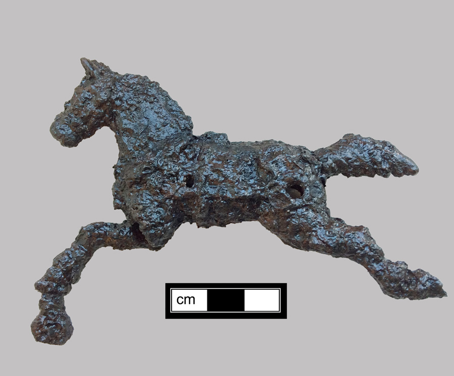 Image of iron painted toy animal.