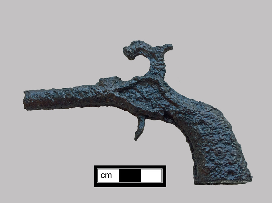 Image of iron toy gun.