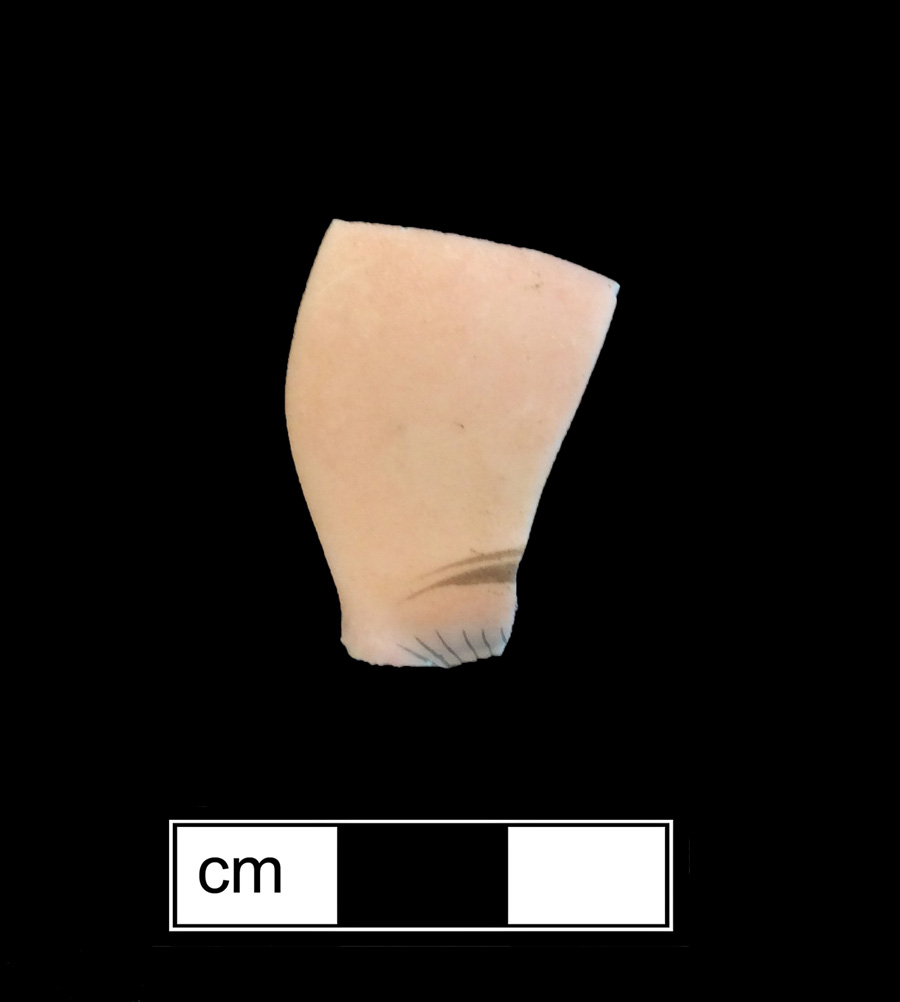 Image of porcelain bisque painted toy doll.