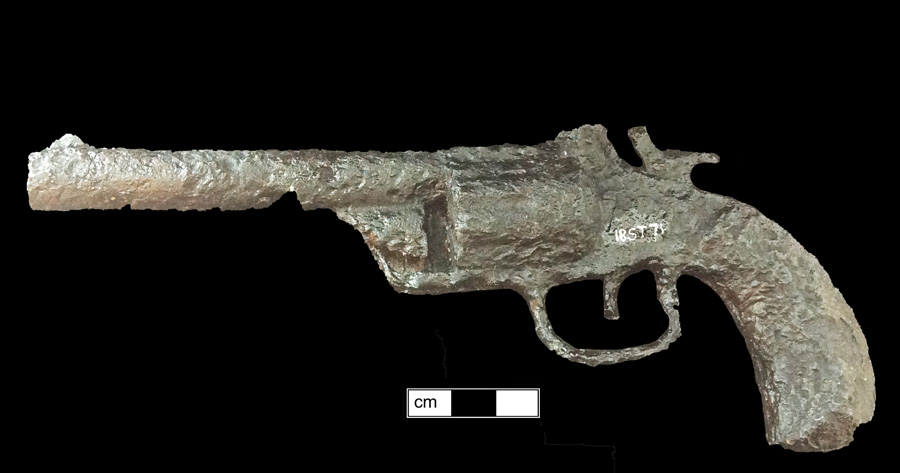 Image of iron toy gun.
