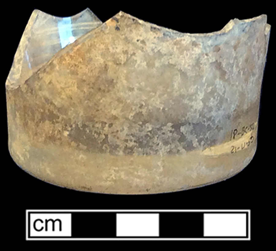 Image of colorless glass tumbler.