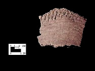 Mockley net-impressed base sherd exterior smoothed-over on lower portion�from the Piscataway site 18PR7-SI Cat. #416925-Courtesy of the Smithsonian Institution, Museum of Natural History, Department of Anthropology.