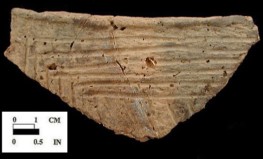 Townsend Series mended incised rim sherds from the Wessel site 18CA21/94.