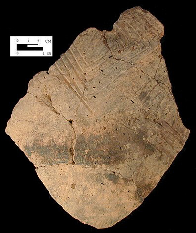 Townsend Series mended incised sherds from the Wessel site 18CA21/93.