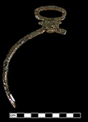 Circular stirrup with a swiveling eye from 18CV83 - click image for more info.
