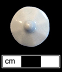 Continental European hard paste porcelain toy sugar dish or teapot lid from 18HA148.