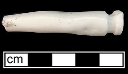 Continental European hard paste porcelain doll arm from 18PR96.