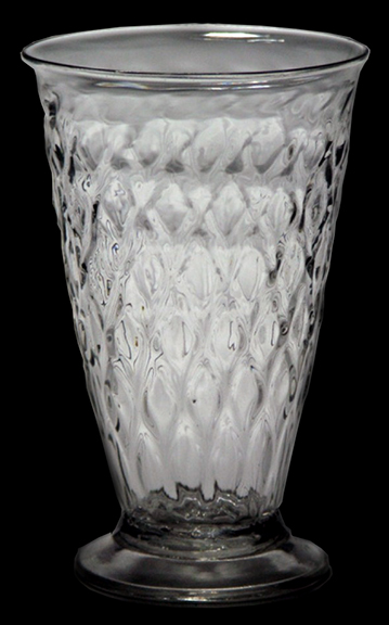 Colorless leaded jelly glass, English, c. 1720