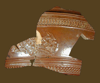 Nottingham Loving cup with engraved names of couple being married - private collection.