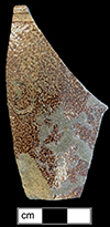 English brown salt glaze stoneware straight sided tankard with iron oxide slip and stamped WR and crown excise mark. Vessel diameter:  3.0 to 3.5&rdquo;, from 18DO58. 