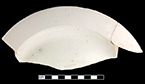 Creamware plain edge plate. Rim diameter: 10.00&rdquo;. Lot:5, Provenience:1G.454.7, Privy Stratum 2. 18BC38
