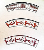 Enamelled Table Service Drawing Book, Plate 904&nbsp;n.d., from Leeds Pattern Book.