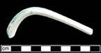 Small ladle, 2.0&rdquo; diameter.&nbsp;Probably for gravy or sauce. Possibly like the illustration on the right. Collected at site of Neale & Co. and Wilson (active 1778-1816) by George Miller in 1986