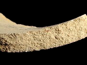Profile of rim sherd showing paste, Oxon Hill, 18PR175, vessel# 6102.