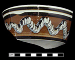 Common cable on London-shaped bowl-from 18ST61.