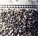 Detail from encrusted jug - c. 1790. This treatment has been called "encrusted ware" by Donald Towner in The Leeds Pottery (1963:47) - from a private collection.
