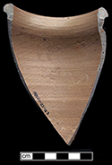 Grey bodied salt glaze stoneware jar. The upper exterior and the interior of this vessel was coated with an iron oxide wash or brown clay slip. Rim diameter: 4.00”, from 18BC27.