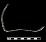 Stirrup fragment with a solid rectangular platform - from 18CV60 - click image for more info.