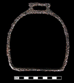 Stirrup with a flared rectangular eye and a rectangular platform from 18CV91 - click image for more info.