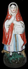 Example of a complete Red riding hood doll from a private collection.